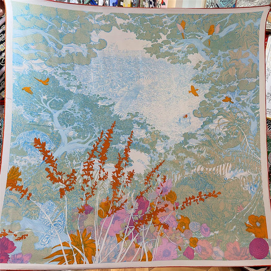 Arloria Silk-Touch Square Scarf