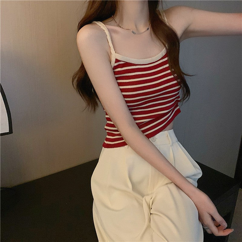 Avenza Striped Knit Camisole