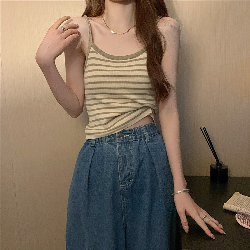 Avenza Striped Knit Camisole
