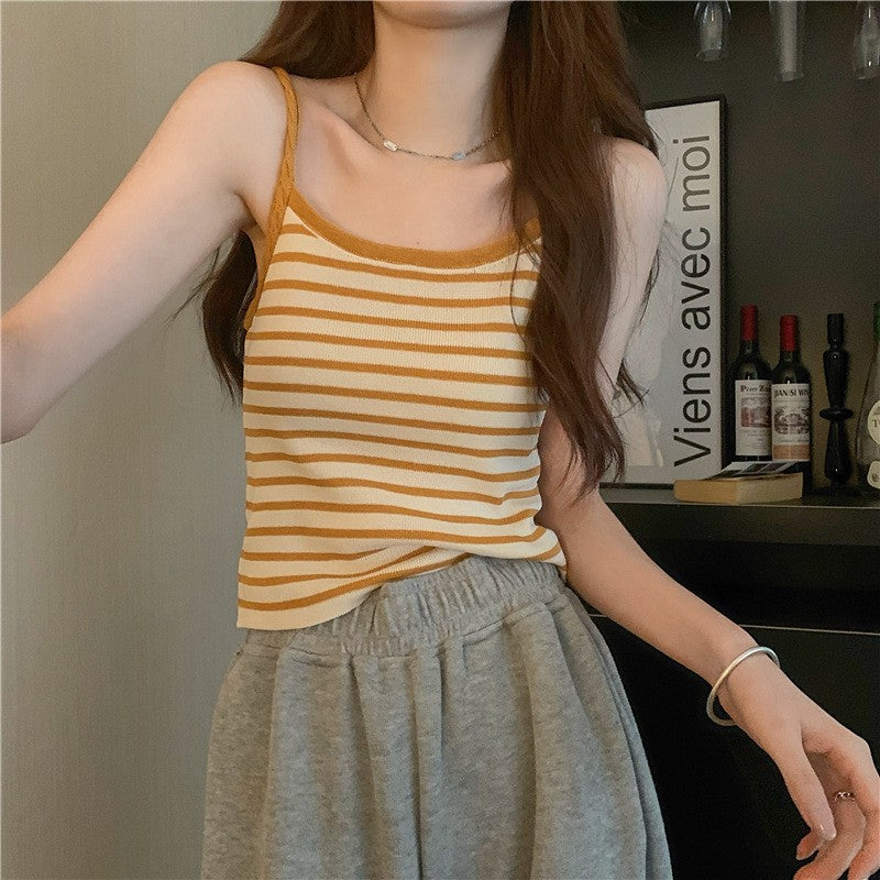 Avenza Striped Knit Camisole