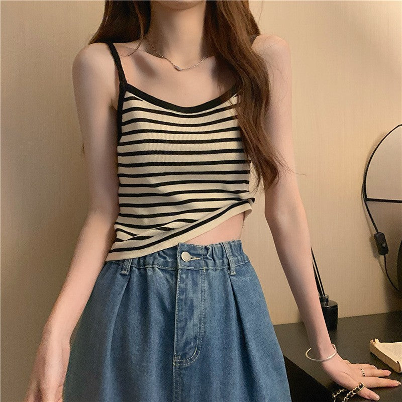 Avenza Striped Knit Camisole