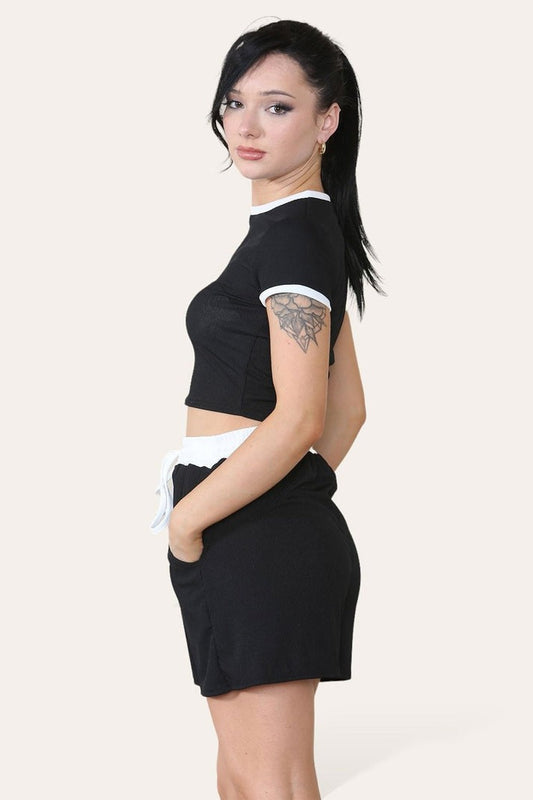 Ceryna Ribbed Lounge Set