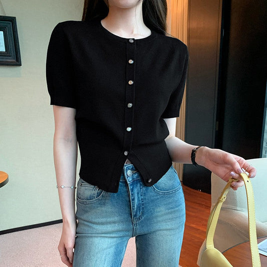 Amoria Knit Button Cardigan