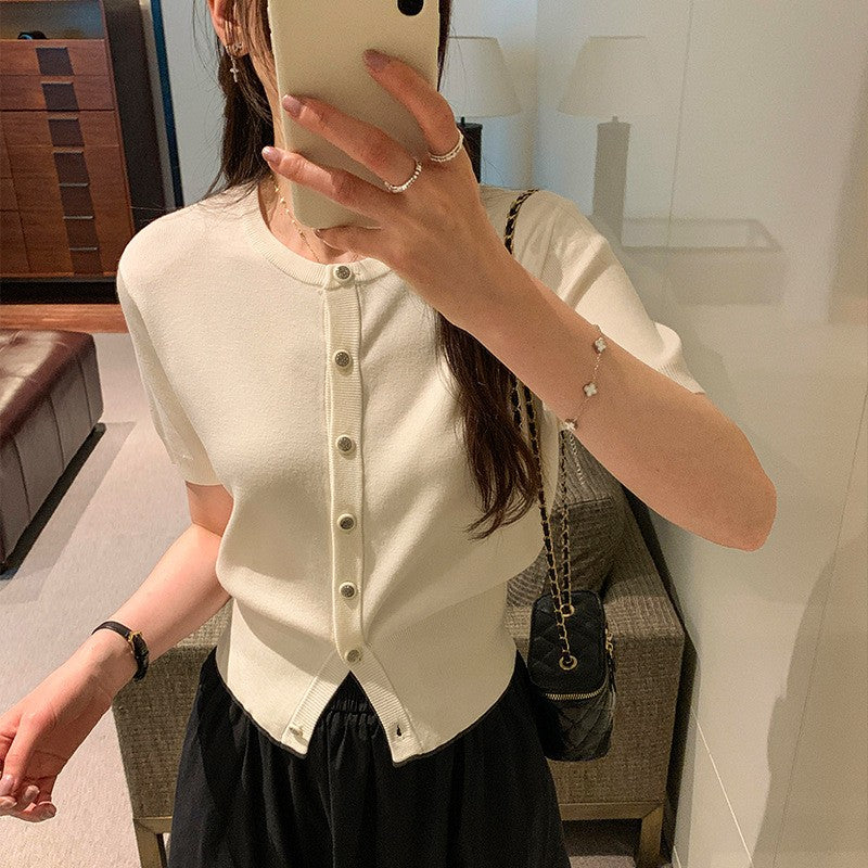 Amoria Knit Button Cardigan