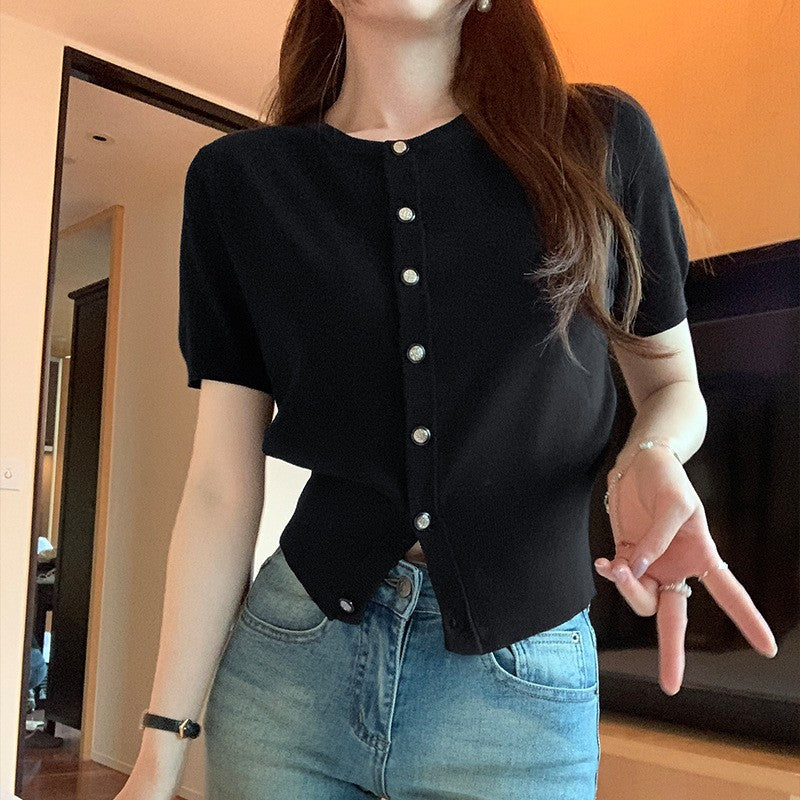 Amoria Knit Button Cardigan