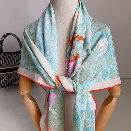 Arloria Silk-Touch Square Scarf