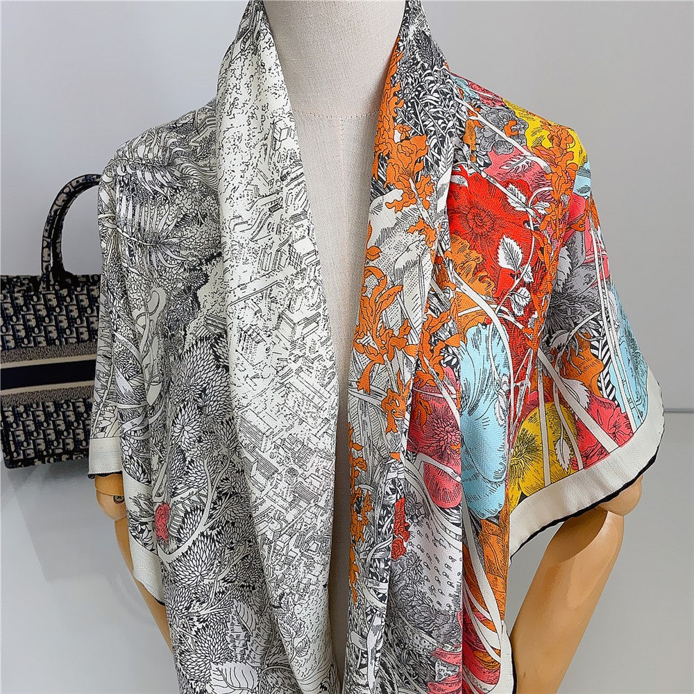 Arloria Silk-Touch Square Scarf