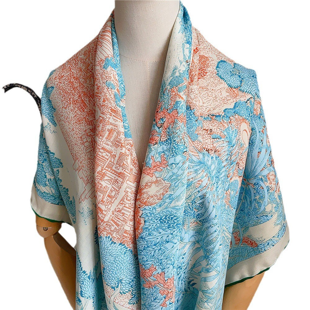 Arloria Silk-Touch Square Scarf