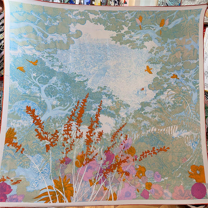 Arloria Silk-Touch Square Scarf