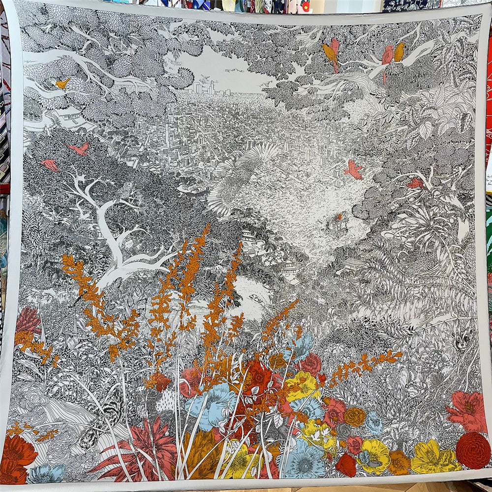 Arloria Silk-Touch Square Scarf
