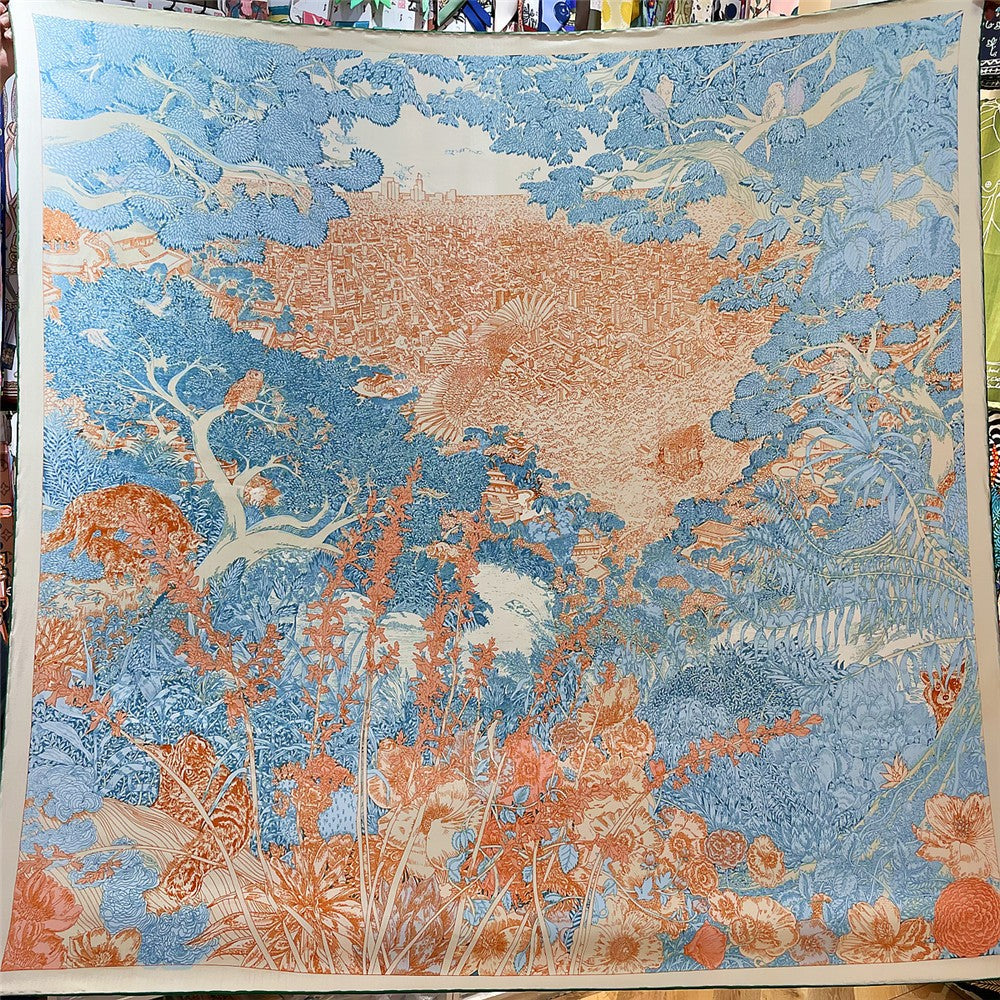 Arloria Silk-Touch Square Scarf