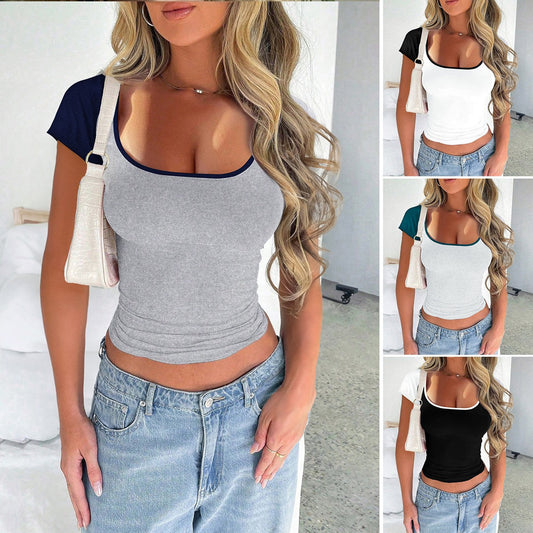 Aveline Contrast Charm Tee