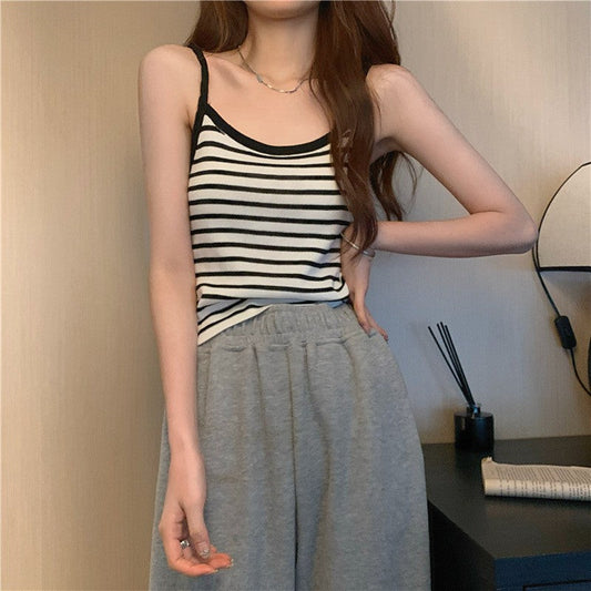 Avenza Striped Knit Camisole