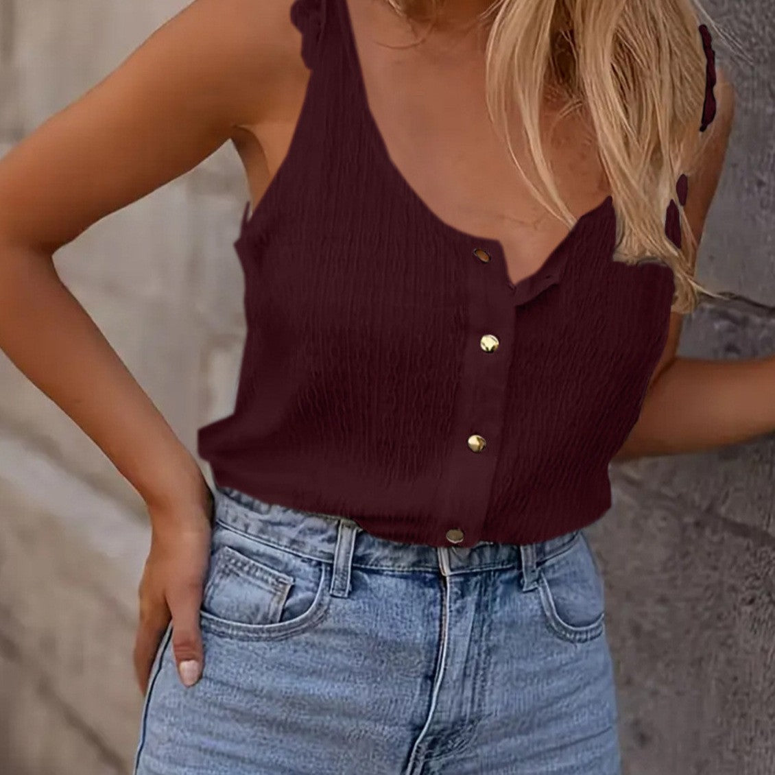 Calira Ruffle Grace Top