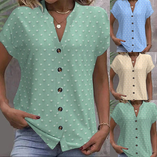 Evania Bloom Jacquard Blouse