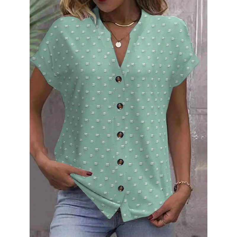 Evania Bloom Jacquard Blouse