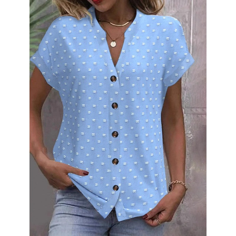 Evania Bloom Jacquard Blouse