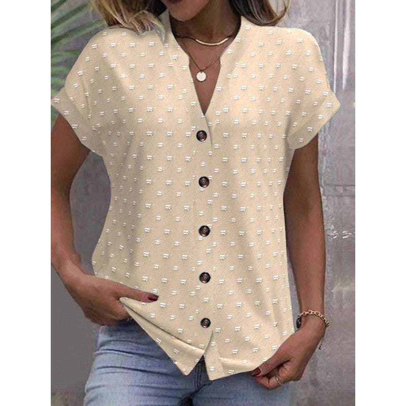 Evania Bloom Jacquard Blouse